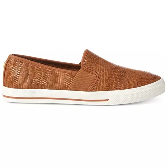 Lauren Ralph Lauren Shoes - Lauren Ralph Lauren Jinny tan slip on sneakers